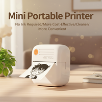 Imprimante d'étiquettes thermiques de poche sans encre pour la maison et le bureau, une imprimante de codes-barres 35 en stock