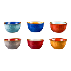 COLLEZIONE MEDITERRANEA - Ciotola in Gres Diametro 7,5 cm x Altezza 4 cm Assortita - Product Image 1