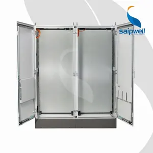 High Quality Single Double Door Waterproof Floor Standing Industrial Rittal Enclosures Cabinet Outdoor Electric Metal Cabinet