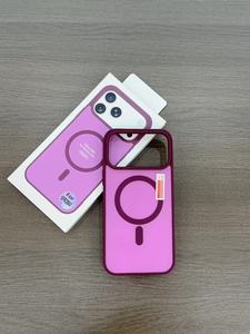Étui de téléphone mat en TPU PC couleur bonbon avec chargement magnétique sans fil de luxe pour <span class=keywords><strong>iPhone</strong></span> 18 17 16 15 14 13 <span class=keywords><strong>12</strong></span> 11 Pro Max XR Capa - Product Image 5