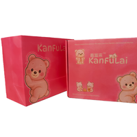 Boîtes d'expédition en carton ondulé personnalisables 15*15*5cm, échantillon gratuit, vente en gros, boîtes en papier kraft marron légères pour l'aviation