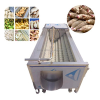 Automatische Cassave Peeling En Wasmachine Ce Geautomatiseerde Wortel En Aardappelschiller Industriële Gemberschilmachine