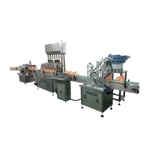 Automatic production Line Laundry Washing bottle liquid packing and filling Line
