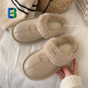 BC all'aperto invernale scivoli impermeabili da donna pantofole da casa all'ingrosso impermeabili foderate di pelliccia sandali caldi da donna - Product Image 5