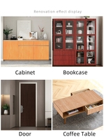 Vente en gros de papier peint auto-adhésif moderne en PVC à grain de bois Application facile et résistant à l'huile pour les murs d'accent de chambre à coucher Caractéristique décorative