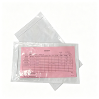 Enveloppes pour listes de colisage, autocollantes, transparentes, étanches, format personnalisé, pochette pour étiquettes d'expédition en LDPE pour documents de factures e-commerce