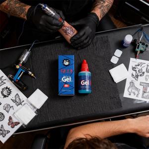 2025 nueva personalización tatuaje Gel práctica piel Microshading máquina tatuaje personalizado tinta Microblading crema Estudio de belleza - Product Image 3