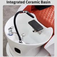 Mobilier de salon de beauté Tête de lavage des cheveux Thai Therapy Spa Soins infirmiers Électrique Luxe Circulation de l'eau Massage Shampooing Lit Unités
