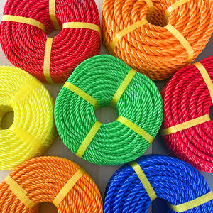 Pasokan pabrik murah tali PP 3 untai kualitas pelintir plastik pp tali pancing - Product Image 5