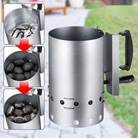 Allumeur de barbecue rapide, brûleur à charbon électrique avec bouclier thermique, allumeur de feu électrique pour barbecue