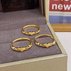 Bague chaîne en argent pur S925, design minimaliste et original, cœur creux, petite, fraîche, polyvalente, haut de gamme, ouverture facile - Product Image 5