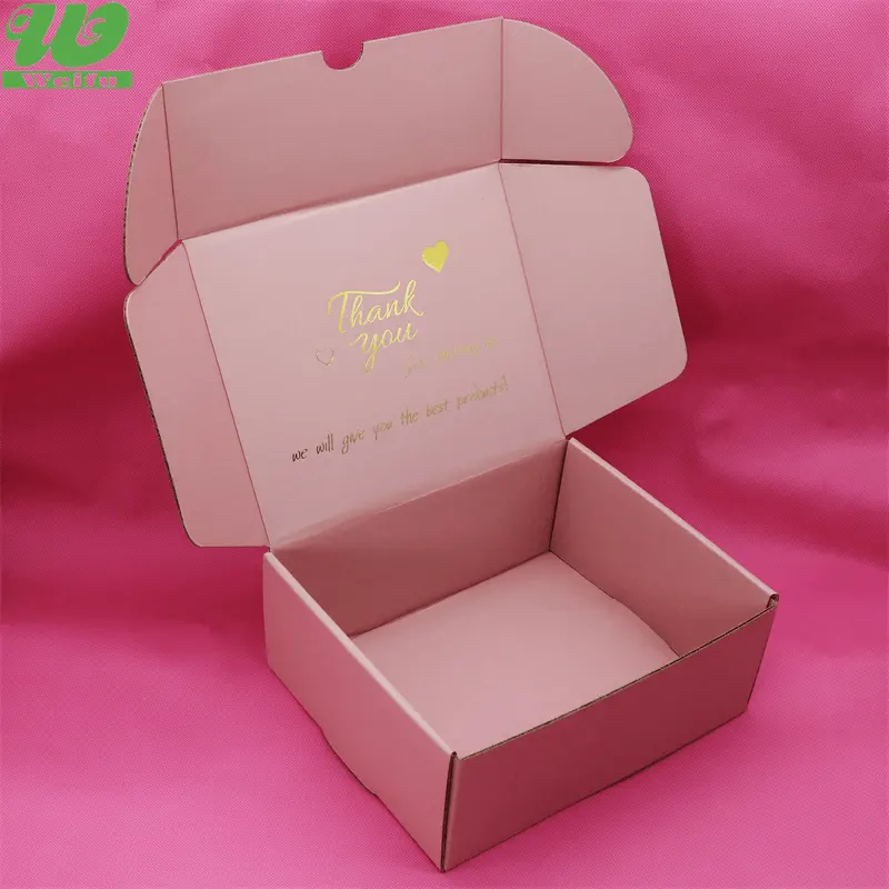 Boîte de livraison ondulé unique avec Logo et livraison, pièces, boîte de livraison personnalisée en carton