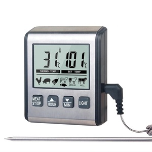 TP710 <strong>Thermometer</strong> <strong>With</strong> <strong>Timer</strong> Alarm <strong>Digital</strong> Professional Meat Food Probe Cooking Grill Backlight - Product Image 1