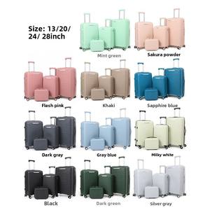 ชุดกระเป๋าเดินทางแบบมีล้อลาก3/4ชิ้นกระเป๋าเดินทางกระเป๋าเดินทาง - Product Image 2