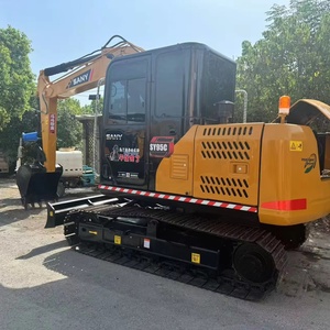 Excavatrice Sany SY95C d'occasion - Moteur d'origine et état quasi neuf (85%), 40% moins chère que neuve & Offre spéciale en Afrique/Chine - Sany SY95C 75 d'occasion - Product Image 1