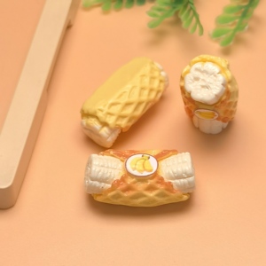 บ้านตุ๊กตา<span class=keywords><strong>จิ๋ว</strong></span>100ชิ้นของเล่นขนมปังอาหารเรซินเค้กขนาดเล็กของเล่นรูปอาหารรูปแบบการตกแต่งภูมิทัศน์สำหรับงานฝีมือแบบทำมือ - Product Image 1