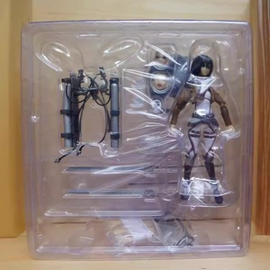 Figma207 Attaque des Titans A83 Capitaine mobile Eren Mikasa Figurine en PVC et caoutchouc Figurine de dessin animé de 8cm dans une boîte-cadeau pour filles - Product Image 3