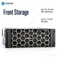 Serveur Dell PowerEdge R940XA 4U d'occasion, entièrement testé avant expédition, matériel fonctionnel avec garantie limitée d'un an