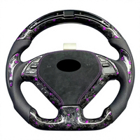 Volant sport en fibre de carbone véritable, remplacement direct OEM pour Infinit/i G37 G35 berline coupé 2007-2013