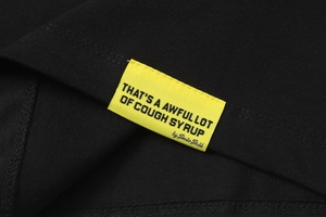 Camisetas de algodón de alta calidad con estampado de diseño de ángel y texto 'That's a Awful Lot of Cough Syrup', de manga corta para hombre, al por mayor - Product Image 5