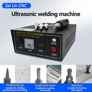 Yeni ultrasonik giysi etiket ve yorgan/ayakkabı konumlandırma makinesi polikarbonat için 220V plastik kaynak - Product Image 3