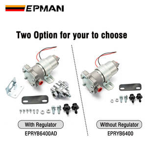 Regülatörü ile EPMAN 110 GPH elektrikli yakıt pompası sokak şerit karbüratörlü uygulama 14 PSI evrensel <span class=keywords><strong>3</strong></span>/8 "NPT portları EPRYB6400AD - Product Image 2