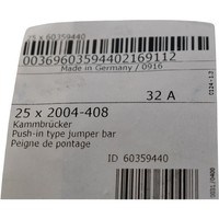 Plc Pack of 25 New 2004-408 8 Position Terminal Block, Cross Connection Jumper for Warranty Product