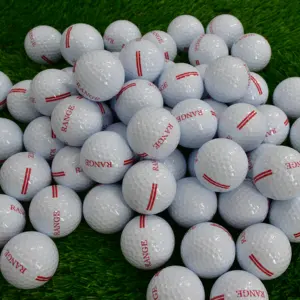 Cheap Factory Price Custom Logo 2 Piece Layer Durable Long Distance Driving Range Practice Golf Balls