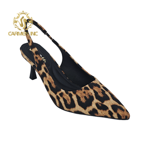 995-11 zapatos al por mayor venta caliente cómodo mujeres tacones stock tacón blanco solo bombas para chica señora - Product Image 2