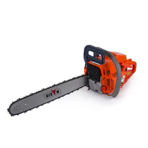 Bison New Model High-level Housing Chain Saw Tree Cutter 58CC Little Vibration Chainsaw