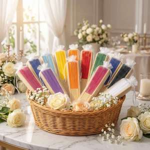Abanico Plegable para Boda de Verano, Abanico de Mano con Nombre Grabado Personalizado para Compromiso, Decoraciones para Fiestas y Bailes - Product Image 5