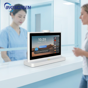 INGSCREEN Traducteur vocal professionnel à double écran avec IA, traduction instantanée en 37 langues pour les voyages ou les salons professionnels, double écran - Product Image 1