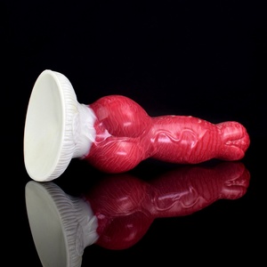 NNSX Dildos de Fantasía con Nudos de Perro y Ventosa, Enorme Pene de Animal de Silicona, Tapón Anal, Productos Eróticos para Sexo Femenino y Gay para Adultos 18+ - Product Image 2