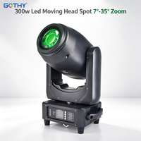 Projecteur LED mobile 300W BSW pour événements disco, églises, profilés d'événements, lumière de scène DMX LED