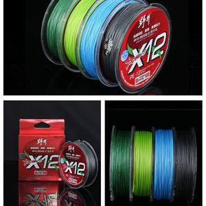 Línea de pesca trenzada Noi X12 de 100M 150M, línea de PE de alta resistencia para pesca en el mar - Product Image 4