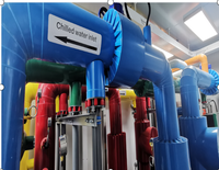 Station de refroidissement intégrée à eau à basse température DYF avec PLC connecté en réseau et surveillance à distance pour les centres de données
