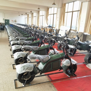 2025 actividad promocional <span class=keywords><strong>Hulk</strong></span> 60V 1500W 2000W 3000W Motor grande eléctrico Harley Fat Tire motocicleta Scooter Eléctrico Citycoco - Product Image 3