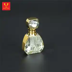 Cadeau de promotion d'art populaire disponible en gros Bouteilles d'huile essentielle de cristal de parfum de luxe de 3ml pour le cadeau d'artisanat