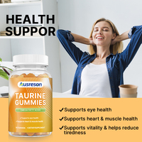 Complément alimentaire à la taurine en gommes, marque privée SPL OEM, qualité alimentaire, bonbons énergétiques, santé des yeux, performance, soutien immunitaire, gommes à la taurine