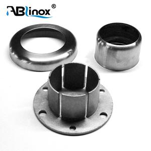 ABLinox <span class=keywords><strong>Bride</strong></span> <span class=keywords><strong>murale</strong></span> en acier inoxydable <span class=keywords><strong>de</strong></span> haute qualité, <span class=keywords><strong>bride</strong></span> <span class=keywords><strong>de</strong></span> main courante, <span class=keywords><strong>bride</strong></span> <span class=keywords><strong>de</strong></span> sol, plaque <span class=keywords><strong>de</strong></span> base pour tuyau rond 42,4 mm - Product Image 5