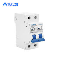 Disjoncteur miniature 2P 63A 230V Type C 6kA pour la protection des boîtiers d'éclairage et de distribution