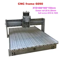 Nouvelle machine CNC LY DIY avec vis à billes et guide linéaire 6090 9014, kit de cadre pour routeur à bois, tour, graveur, machine de gravure, perçage et fraisage
