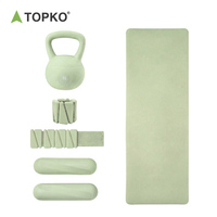 Ensemble Pilates et Yoga TOPKO de Haute Qualité, Léger et Durable, Kit de Fitness à Domicile Multi-Effets pour le Remodelage Corporel