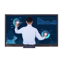 Écran tactile multi-touch intelligent 55 65 75 86 pouces, PC OPS intégré, tout-en-un, panneau TV électronique, tableau blanc interactif 75 pouces