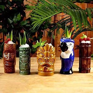 Tasse Tiki Zombie en céramique créative Verre à <span class=keywords><strong>vin</strong></span> personnalisé avec Totem Unique Drinkware - Product Image 3