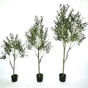 Arbre artificiel <span class=keywords><strong>olivier</strong></span> intérieur maison ornement PE plante verte en <span class=keywords><strong>pot</strong></span> <span class=keywords><strong>pour</strong></span> la décoration de la maison - Product Image 3