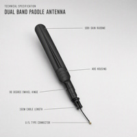 Antenne WiFi double bande 2.4G 5.8G 5dBi pliable 2400-2483 5725-5875MHz avec câble U.FL IPEX 15cm pour routeur, CPE, passerelle