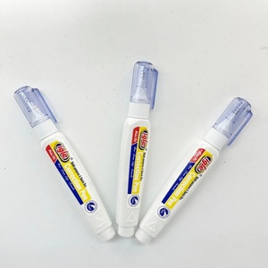 ปากกาแก้ไขข้อความชนิดน้ำหมึกแห้งเร็ว ปลอดภัย ไม่เป็นพิษ สีขาว คุณภาพสูง หัวโลหะ ขายส่ง - Product Image 2