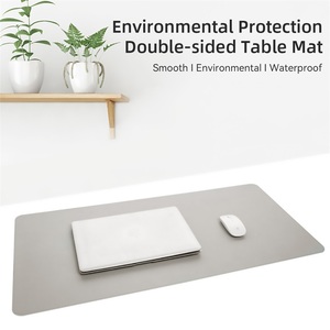 Tapis de <span class=keywords><strong>protection</strong></span> de bureau grande taille en cuir PU imperméable, tapis de souris, tapis de <span class=keywords><strong>clavier</strong></span>, tapis de bureau pour jeux, accessoires PC - Product Image 5
