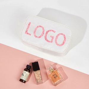Bolsa de Maquillaje Yuhomg de Gran Capacidad, Bolsa de Almacenamiento para Cuidado de la Piel, con Logotipo Bordado, Portátil, para Viajes, Cosméticos, para Mujer - Product Image 4
